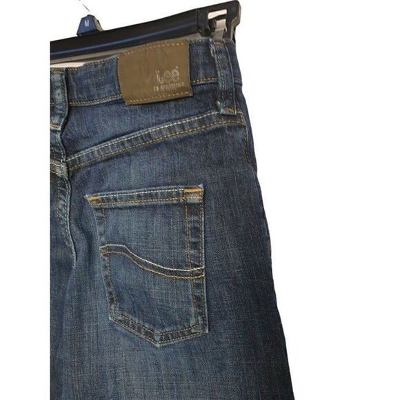 Boys' Denim Jeans Straight Leg Adjustable Waist Blue Jeans Size 10R - Picture 5 of 6